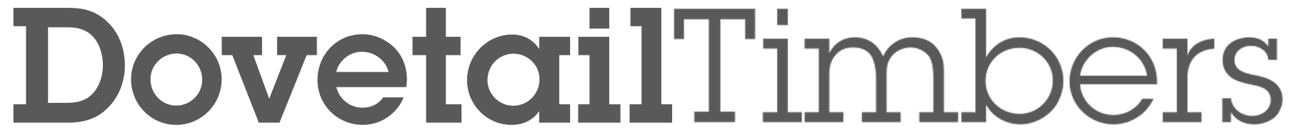 Dovetail Timbers text logo